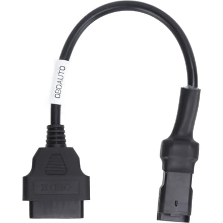 4-pins OBD Diagnostische Kabel Adapter OBD2 Verlengconnector Vervanging voor Ducati Motorfietsen black