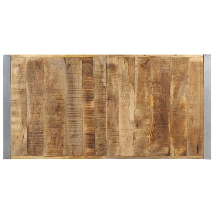 vidaXL - Salontafel - 140x70x40 - cm - ruw - mangohout