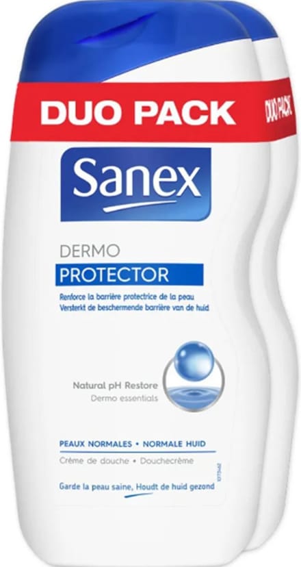 Dermo PROTRCTOR Sanex Natural pH Restore 2x500ml Douchecrème