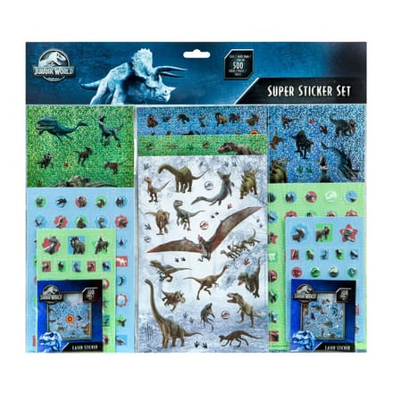 Undercover - Super Jurassic World sticker set