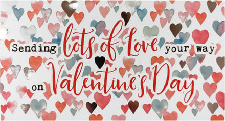 Kaart - Valentijn - Sending lots of love - SVP19-A