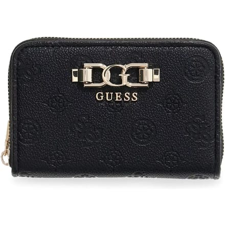GUESS portemonnee Anise SLG Zip Around Wallet Sage Logo kaki