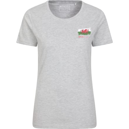 Mountain Warehouse Dames Wales T-shirt (Grijs)