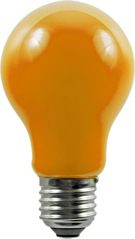 Schiefer E27 Gloeilamp | 11W Oranje 20lm 240V | Dimbaar