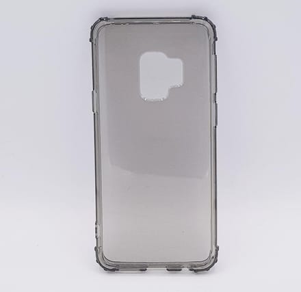 Geschikt voor Samsung S9 - premium - Transparant Hoesje - grijs