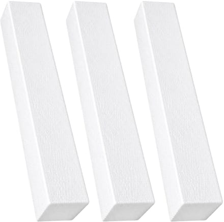 Piepschuim vormen - baksteen - 3x - 50 x 7,5 x 7,5 cm - styropor hobby / DIY vorm - basis knutselfiguren