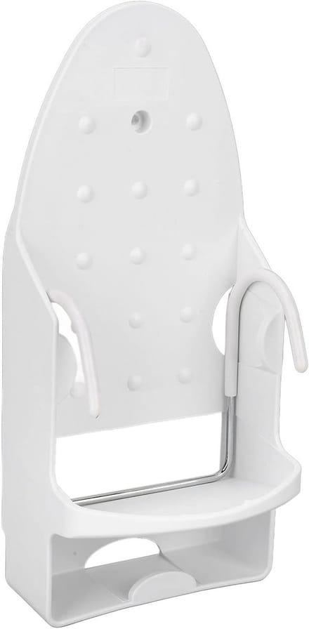 Strijkijzerhouder - Strijkplank organizer - Ruimte Besparen - Hittebestendig PBT - 34x15x12 cm - Wit