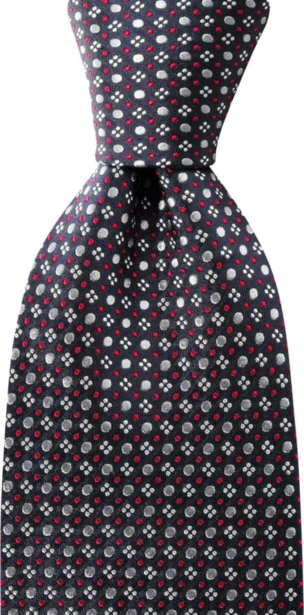 We Love Ties - Stropdassen - Stropdas Foreign Affairs - blauw / rood / grijs / wit
