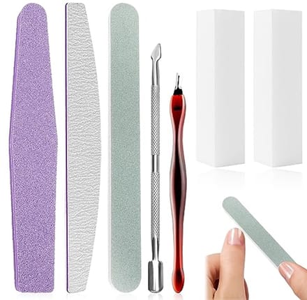 Professionele Nagelvijlset met 7 Stuks voor Perfecte Manicure