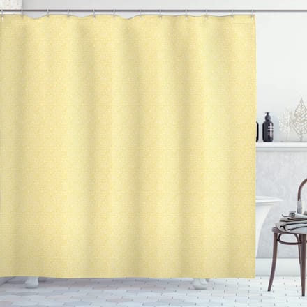 ABAKUHAUS Sc_142983 175x180 Douchgordijn – Geel, Polyester