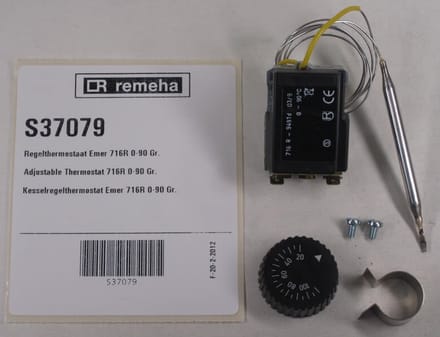 Remeha regelthermostaat Emer 716r 0-90 graden S37079