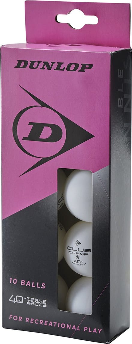 Dunlop - Tafeltennisnet -  DUNLOP 40+ 10 BALL POLYBAG