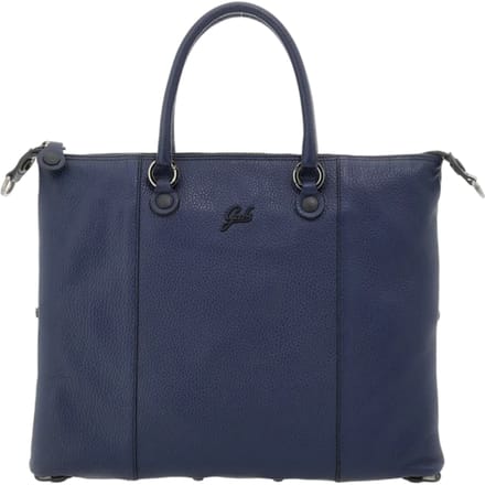 Gabs Leren Schoudertas G3 Plus TG Bull Black Shoulder Bag Ink Blue Donkerblauw