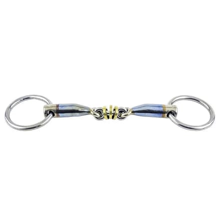 Enkel paard bit Trust Sweet Iron brass ring