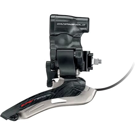 Campagnolo voorderailleur Super Record EPS 12V carbon/Aluminium zwart