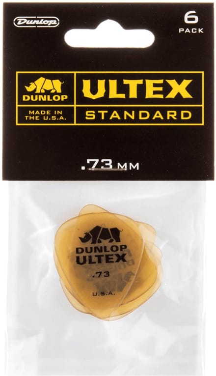 Jim Dunlop Ultex .73 Plectrum 6-Pack - Plectra