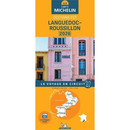 Michelin Wegenkaart 526 Languedoc-Roussillon 2026 - Regionale Kaarten Michelin