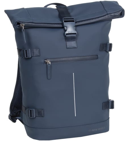 New Rebels William Riverside Navy 19L Rugzak Waterafstotend Laptop 15.6