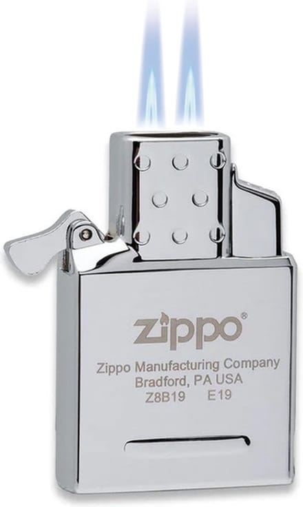 Zippo Aansteker Butane Double Flame Insert + Butane / Butaan Gas 100ml
