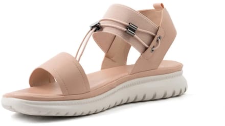 Verstelbare sandalen met brede neus, model H - Lou