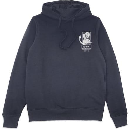 Pokémon Charmander Manga Hoodie - Navy - M - Navy blauw