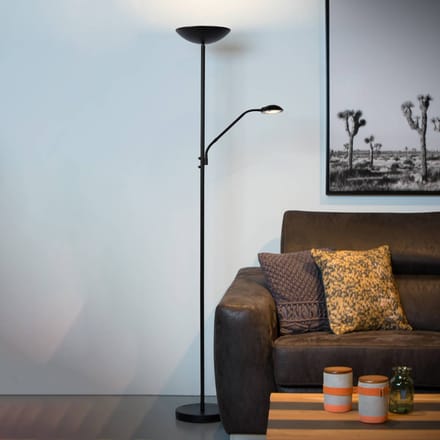 Lucide ZENITH - Leeslamp - LED Dimbaar - 3000K - Zwart