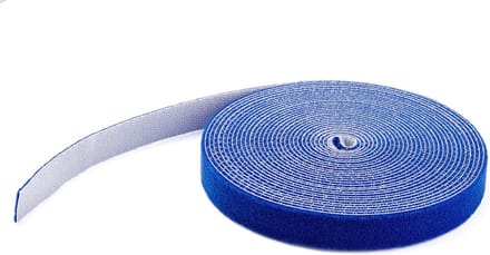 StarTech.com 100ft. Hook and Loop Roll - Blue - Cable Management - hook & loop fastener