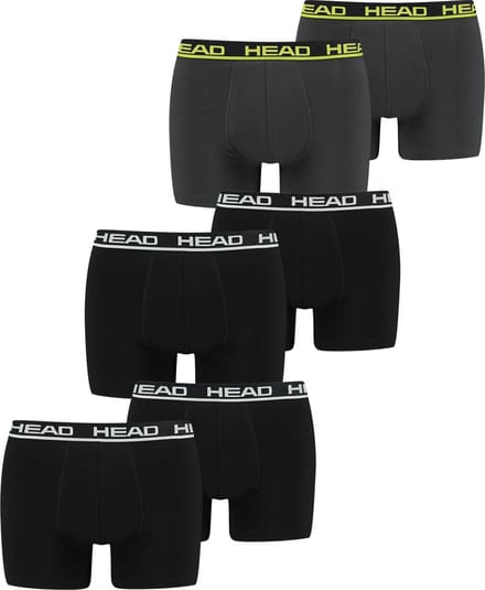 HEAD Heren Boxershorts HEAD BASIC BOXER 6er Pack Veelkleurig L