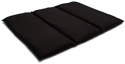 Groot Korrelkussen 40x30 | 3-kamer | Zwart - Warmte-koud Kussen