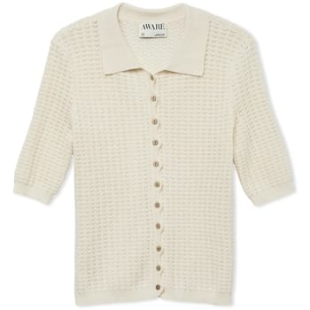 Mantel Aware Noos Panama Cardigan - Birch
