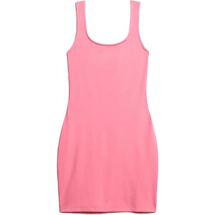 Superdry - Jersey mini-jurk met vierkante hals - Dames - Jurken