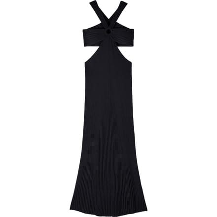 BA&SH Robe Patras Noir Taglia: L | Abiti Midi Outlet | Donna
