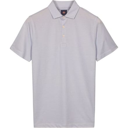 Baileys Polo Yarn Dyed Small Stripe Soft Blue / male
