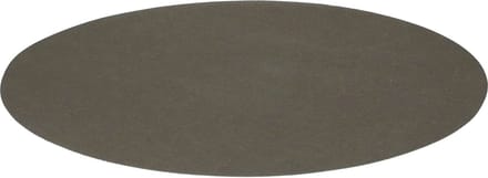 Wicotex Placemats Uni - donker grijs - rond 38 cm - anti slip laag - Teflon coating toplaag