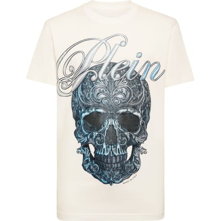 T-Shirt Ronde Hals Ss Skull