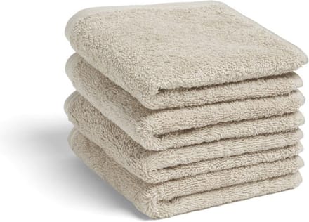 Yumeko gastendoekjes terry wit zand 30x50 - 4st