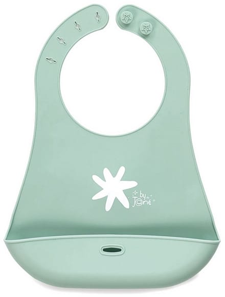Jane Snap Babero Zachte Baby Slab Zilver Kinderen