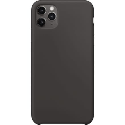 iPhone 11 Pro Max Siliconen Back Cover - Zwart