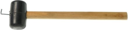 Rubberen hamer met tent haringen trekker - 37 cm - campinghamer - kampeer spullen