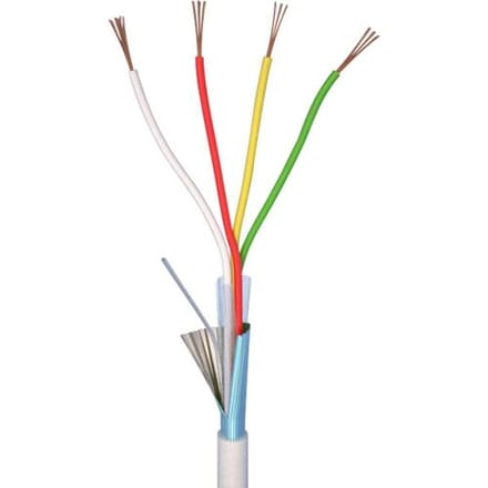 ELAN 70I139 Alarmkabel LiYY 4 x 0.22 mm² Wit 20 m