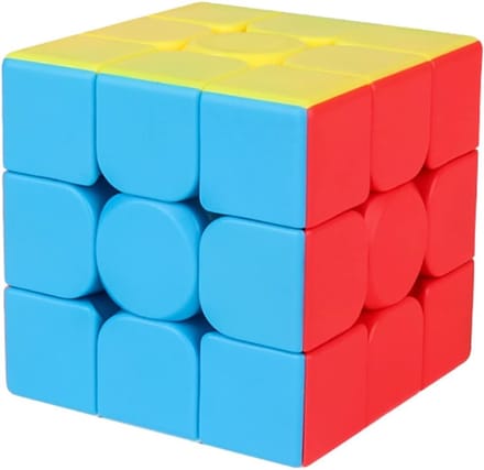 3x3 Speed Cube zonder Stickers - Verstelbare Puzzel voor Beginners en Volwassenen