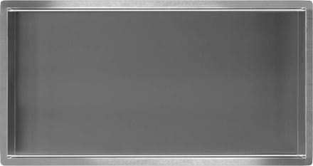 Wiesbaden - Sunk Inbouwnis - 30 x 60 x 7 cm. - RVS