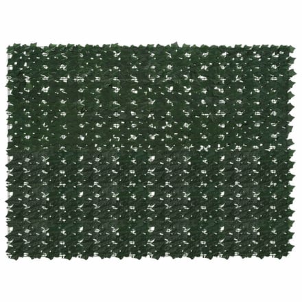 vidaXL - Balkonscherm - met - bladeren - Donkergroen - 200 - x - 150 - cm