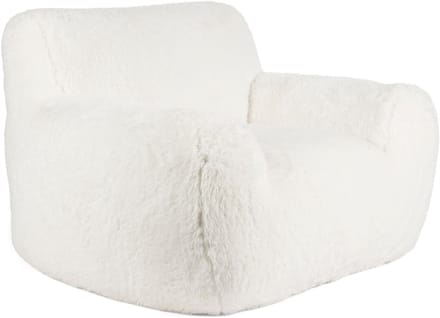Bold Monkey Cuddle the Yeti Fauteuil/ Loungestoel Pluche Wit