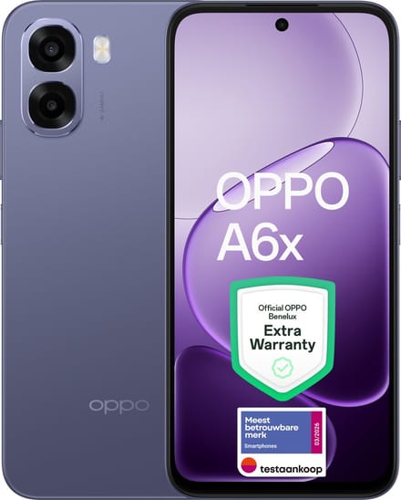 OPPO A6x 4+128GB Black Purple - Extra Garantie