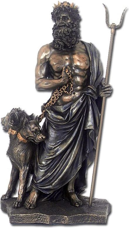 MadDeco - beeld - Hades - Pluto - God van de onderwereld - 28 cm hoog