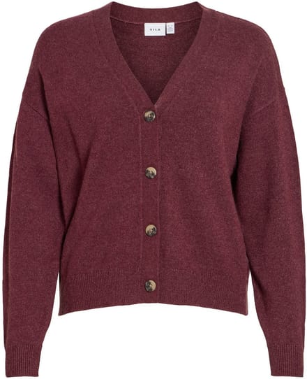 VILA gebreid vest VIRIL V-hals