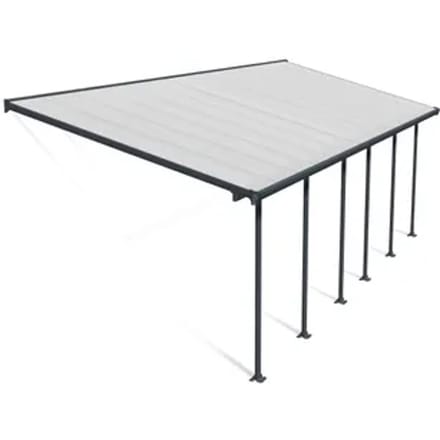 Palram | Canopia - Terrasoverkapping Feria - Donkergrijs - 3x8.5m