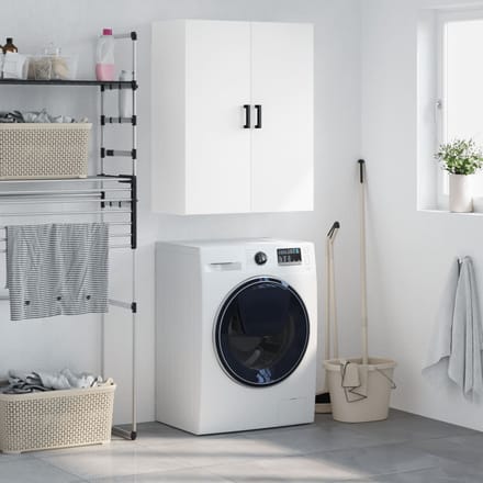vidaXL - Wandkast - 69,5x34x90 - cm - wit