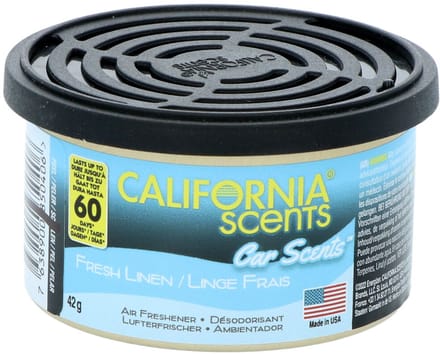 California Scents Luchtverfrisser Fresh Linen Op Kaart